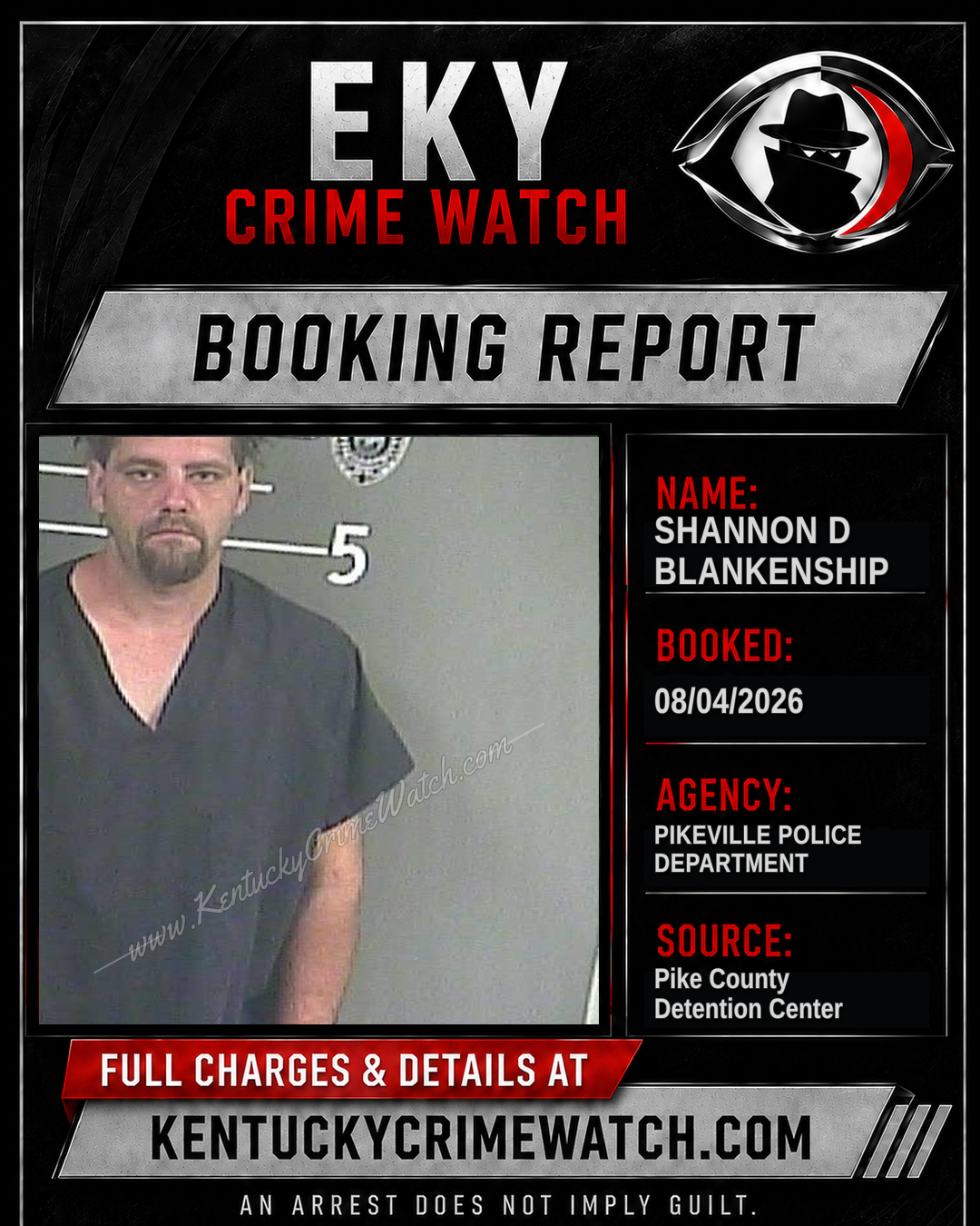 SHANNON D BLANKENSHIP booking image
