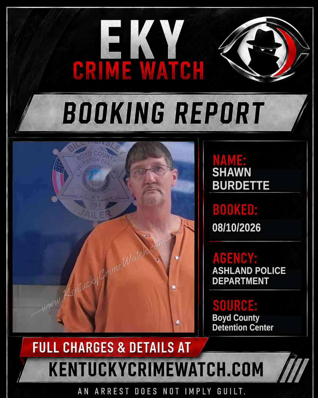 SHAWN BURDETTE booking image