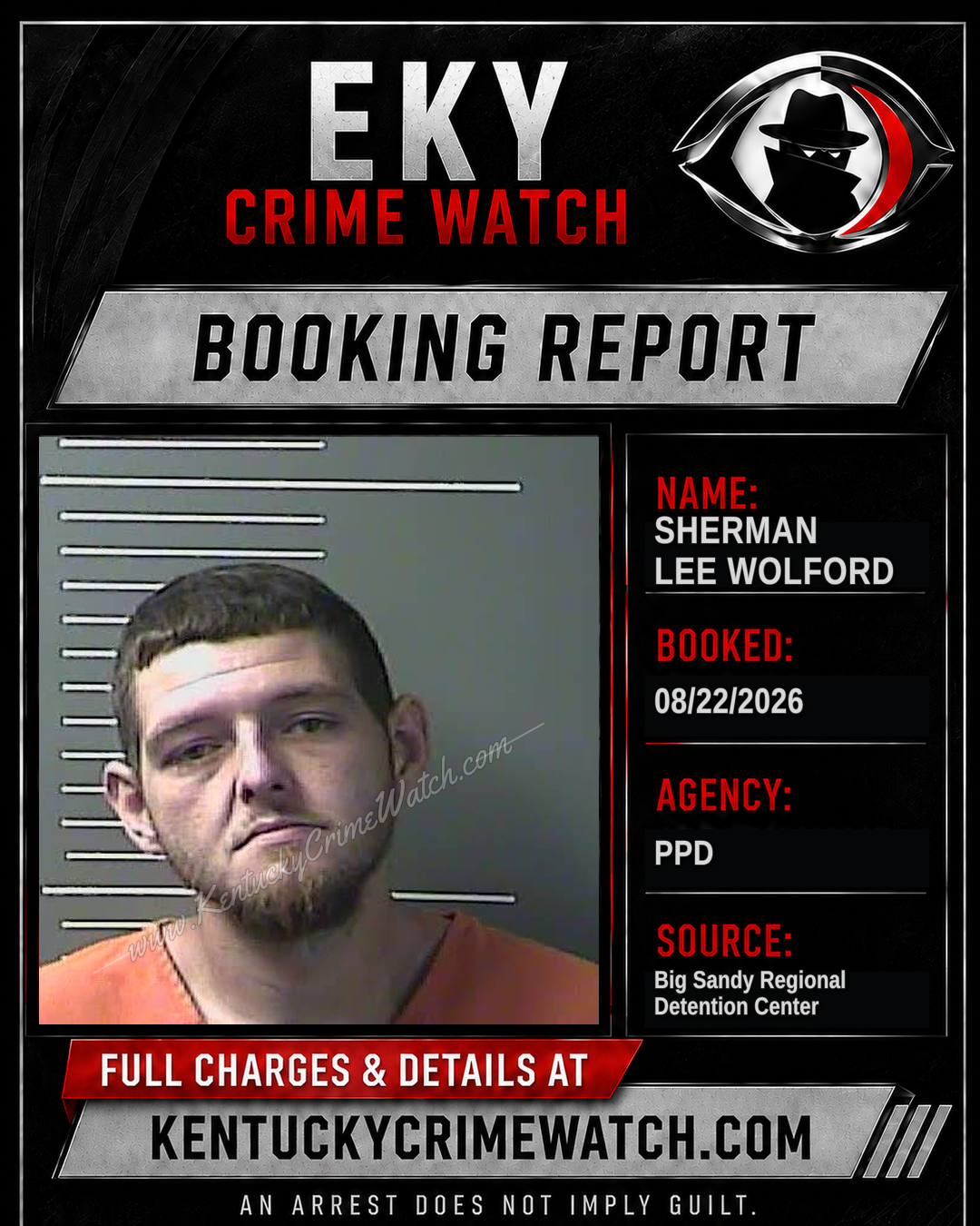 SHERMAN LEE WOLFORD booking image