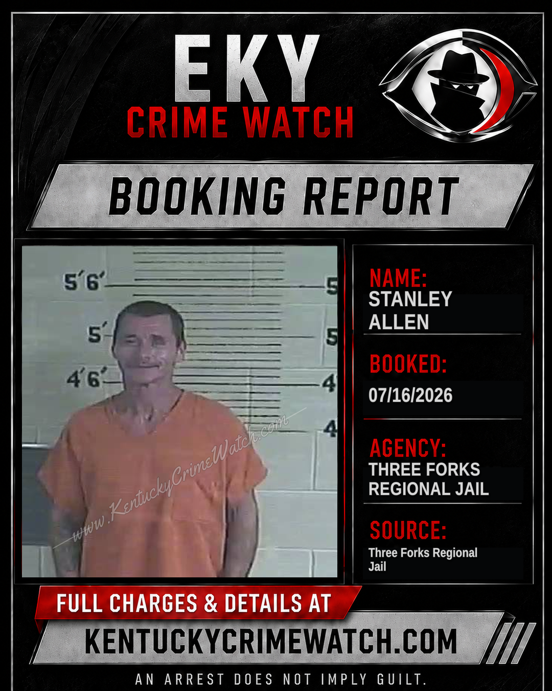 Stanley Allen booking image