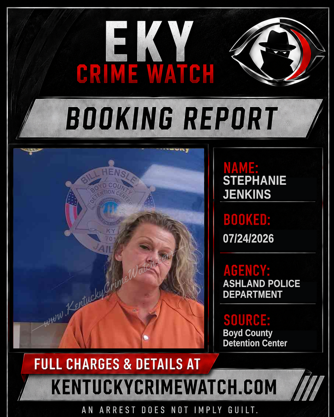 STEPHANIE JENKINS booking image