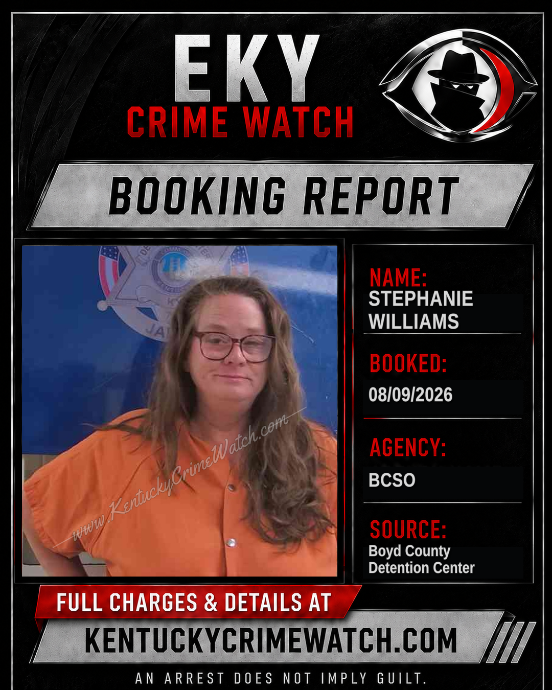 STEPHANIE WILLIAMS booking image