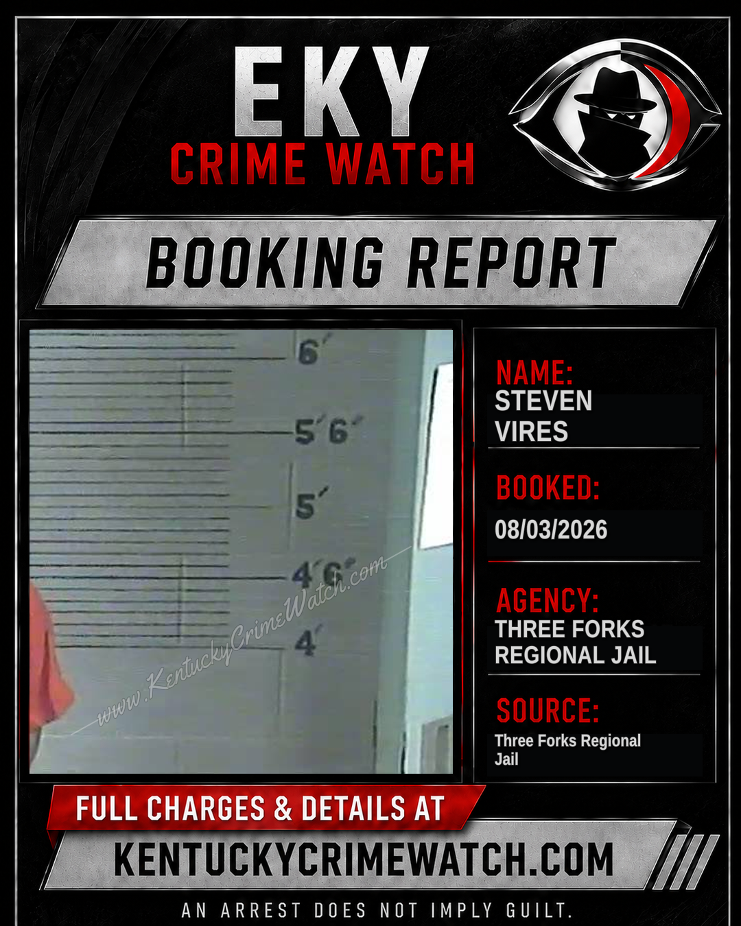 Steven Vires booking image
