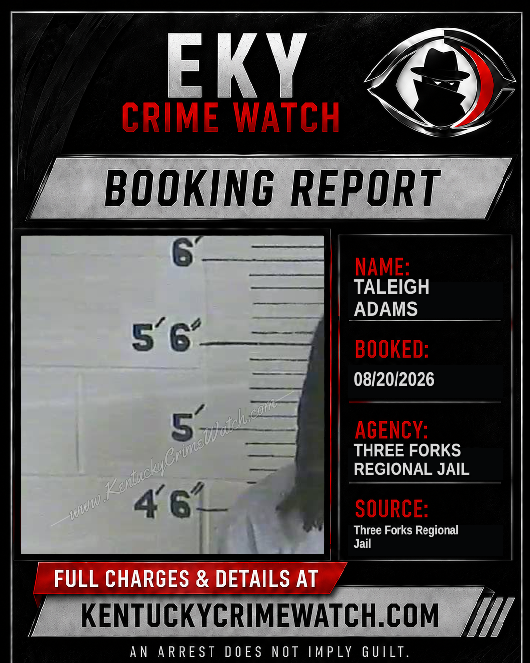 Taleigh Adams booking image