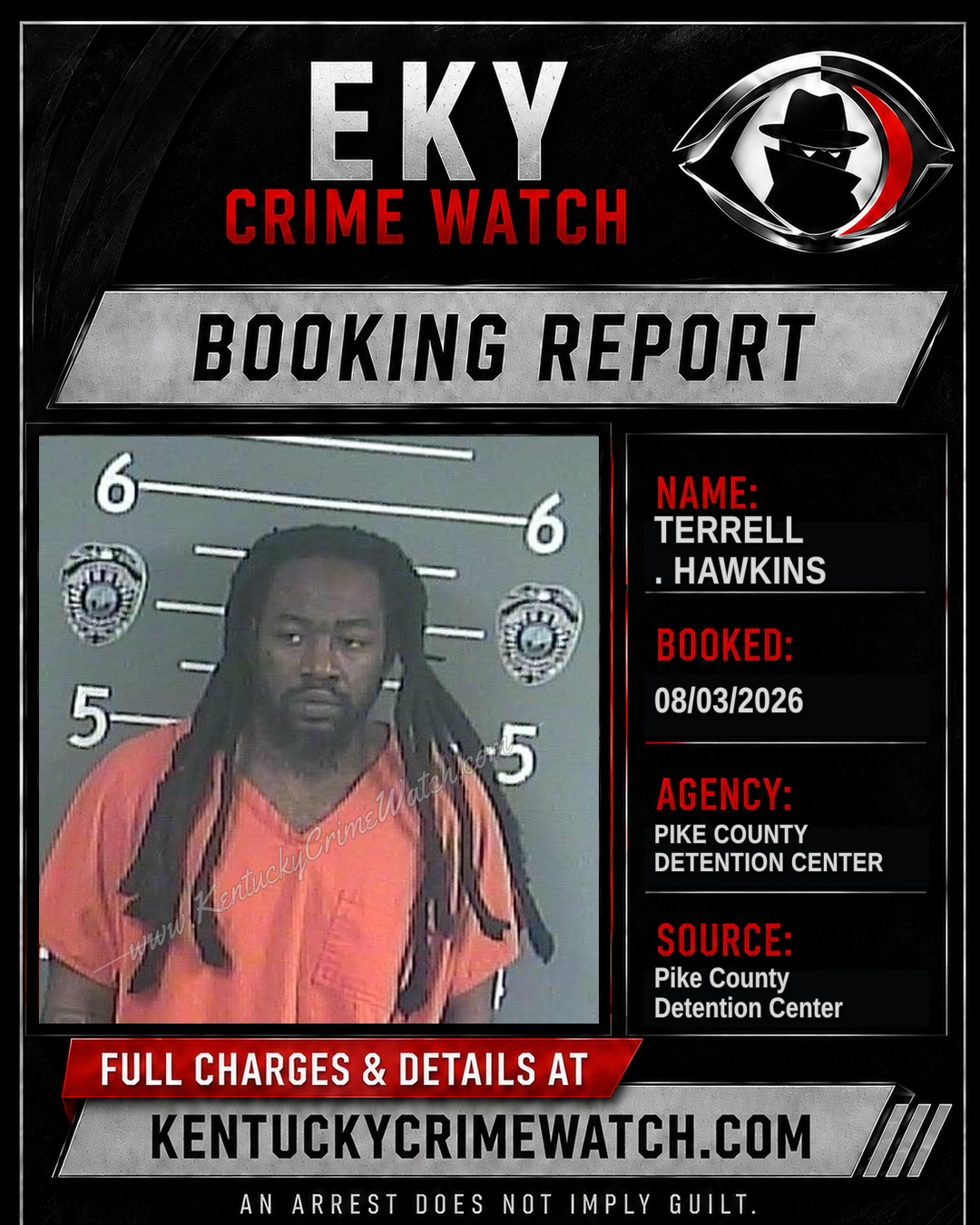 TERRELL . HAWKINS booking image