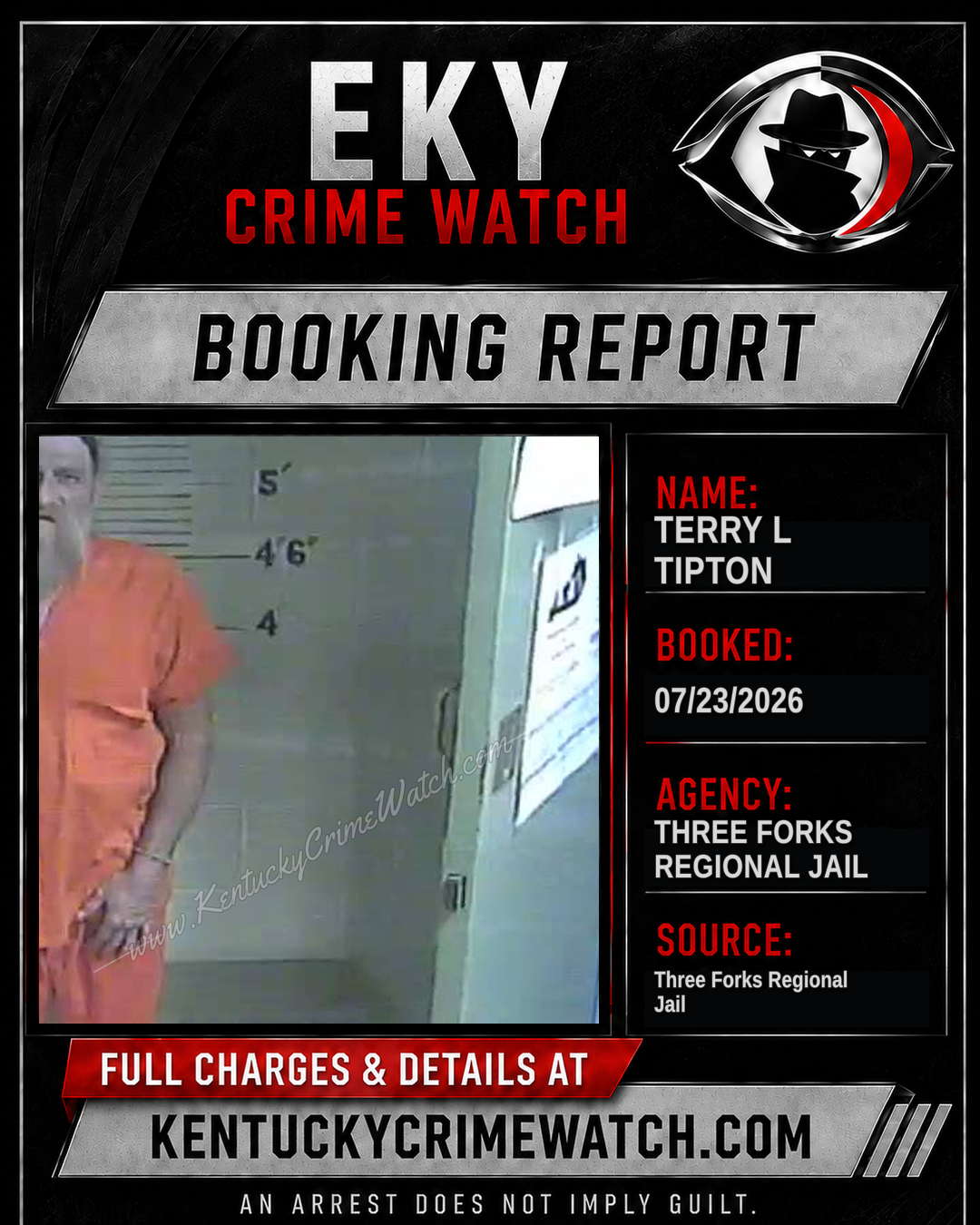 Terry L Tipton booking image