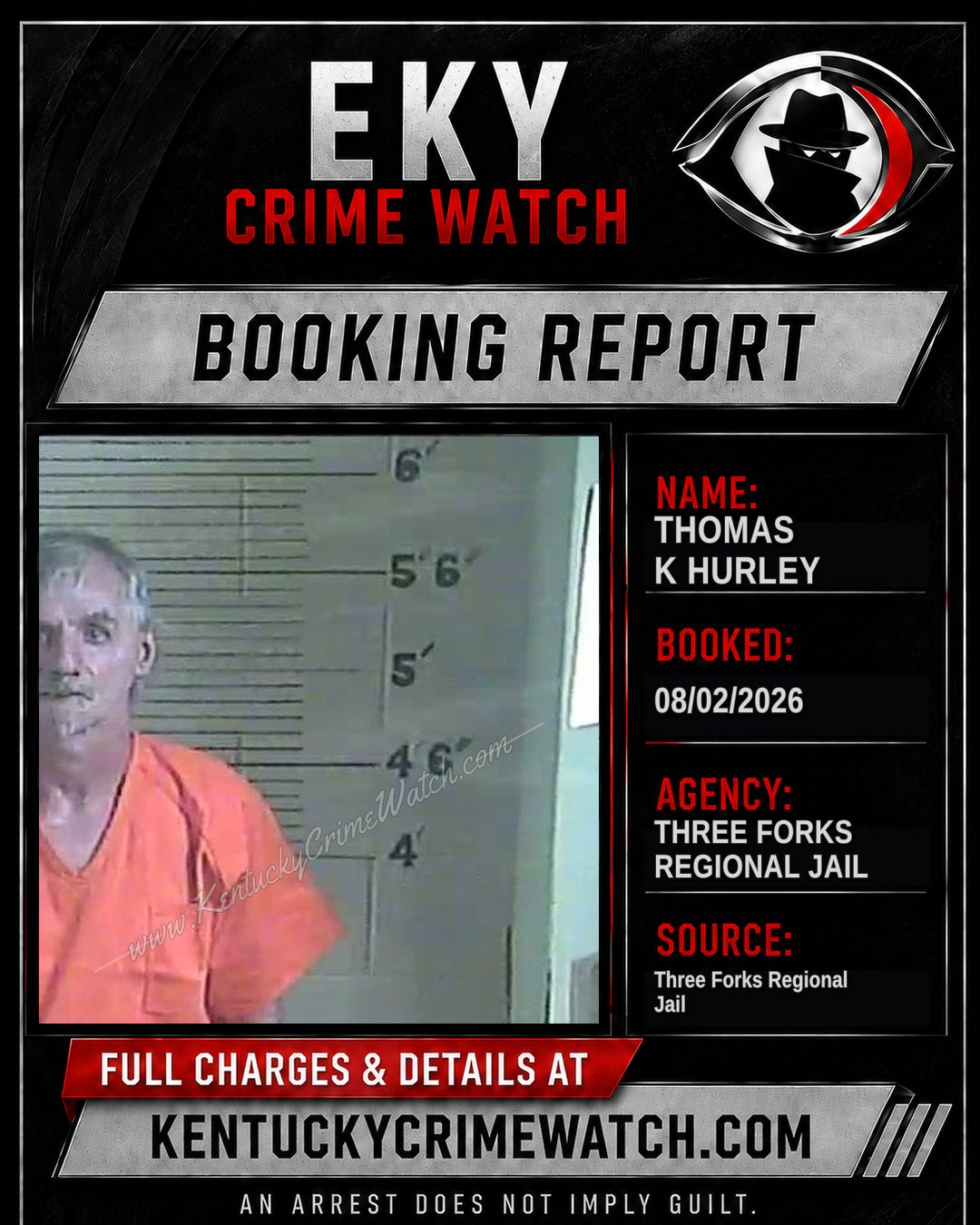 Thomas K Hurley booking image