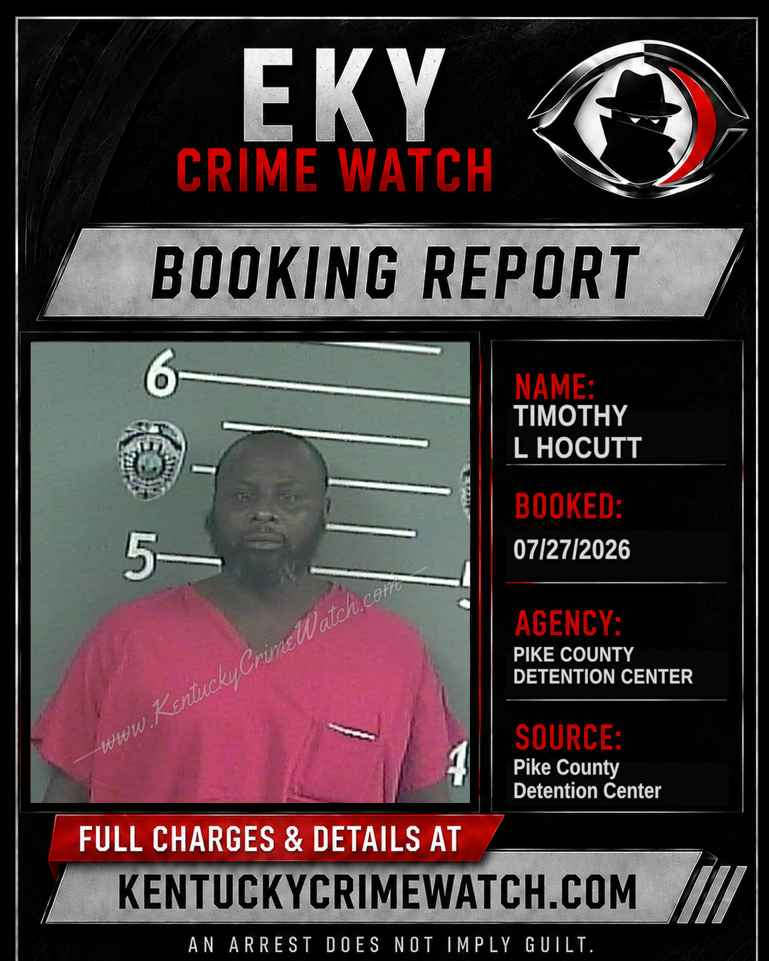TIMOTHY L HOCUTT booking image