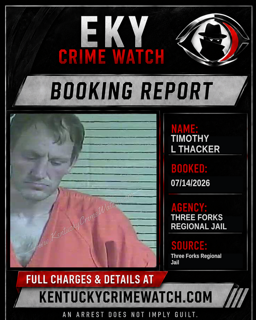 Timothy L Thacker booking image