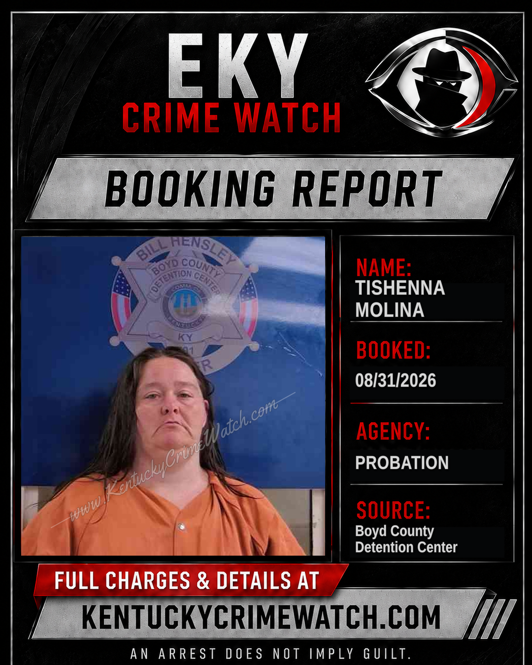 TISHENNA MOLINA booking image