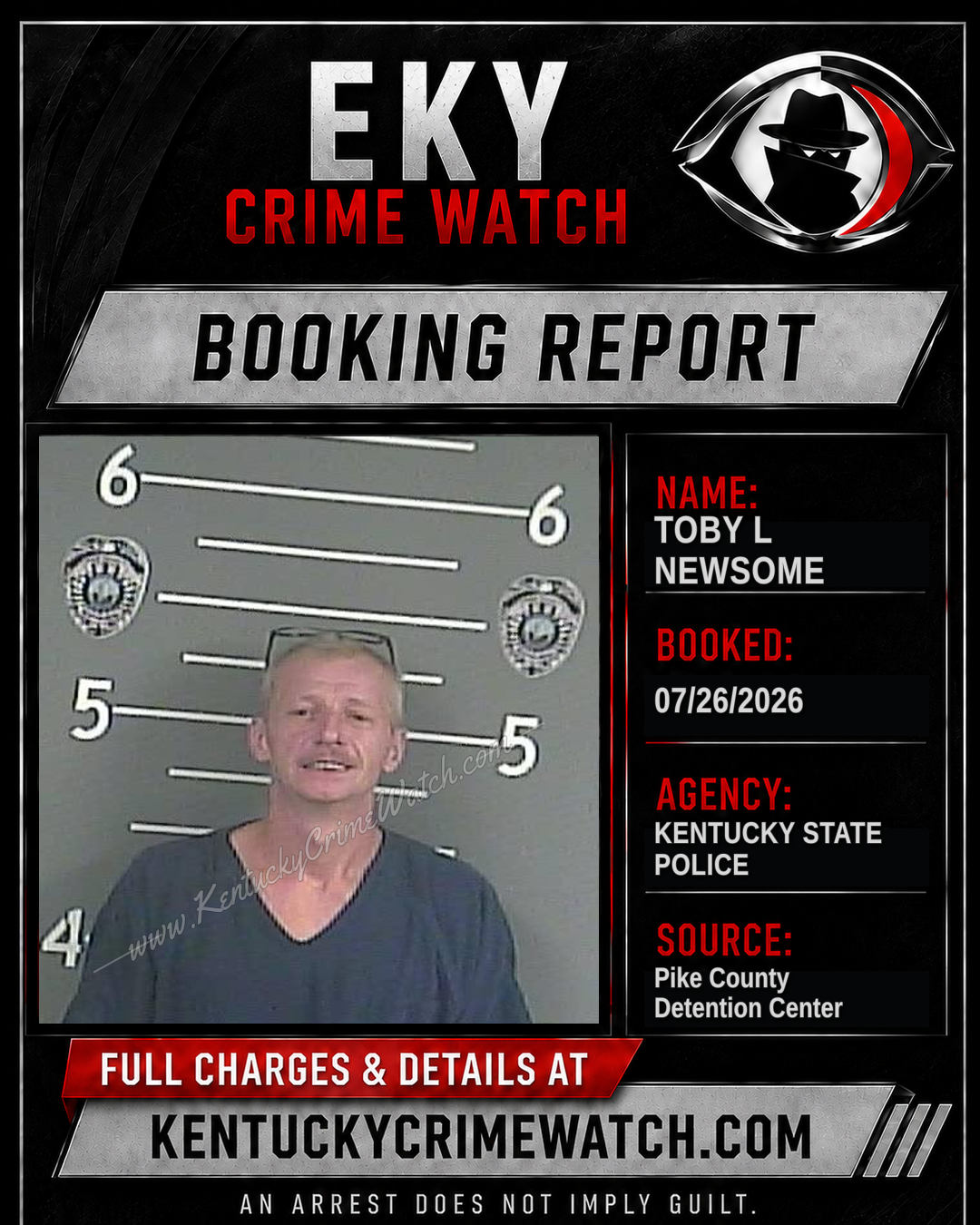 TOBY L NEWSOME booking image