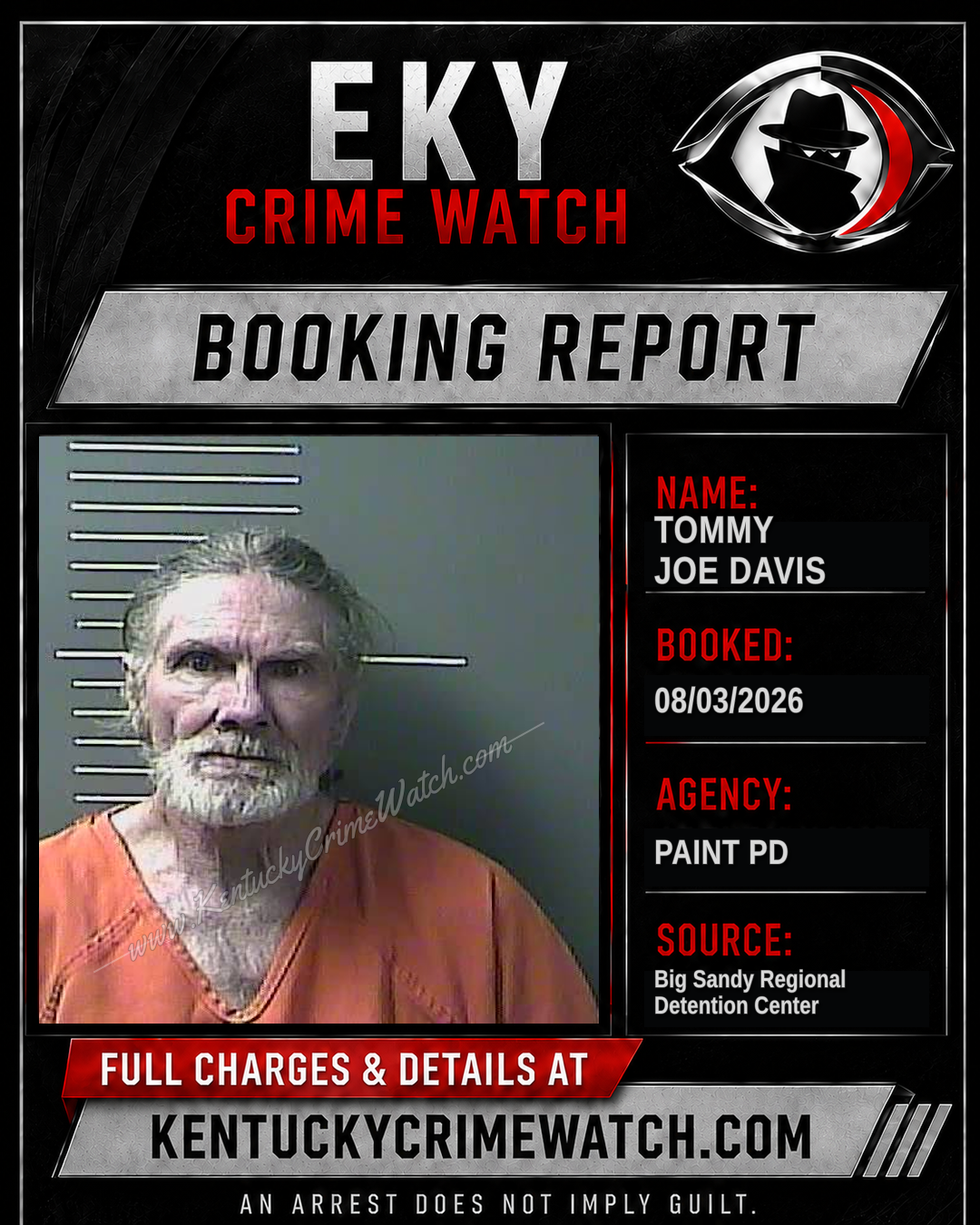 TOMMY JOE DAVIS booking image