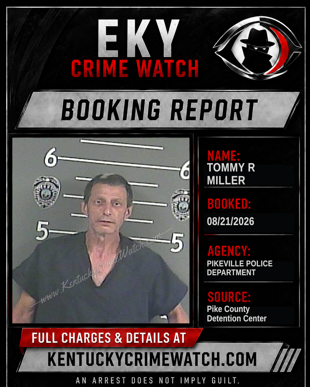 TOMMY R MILLER booking image