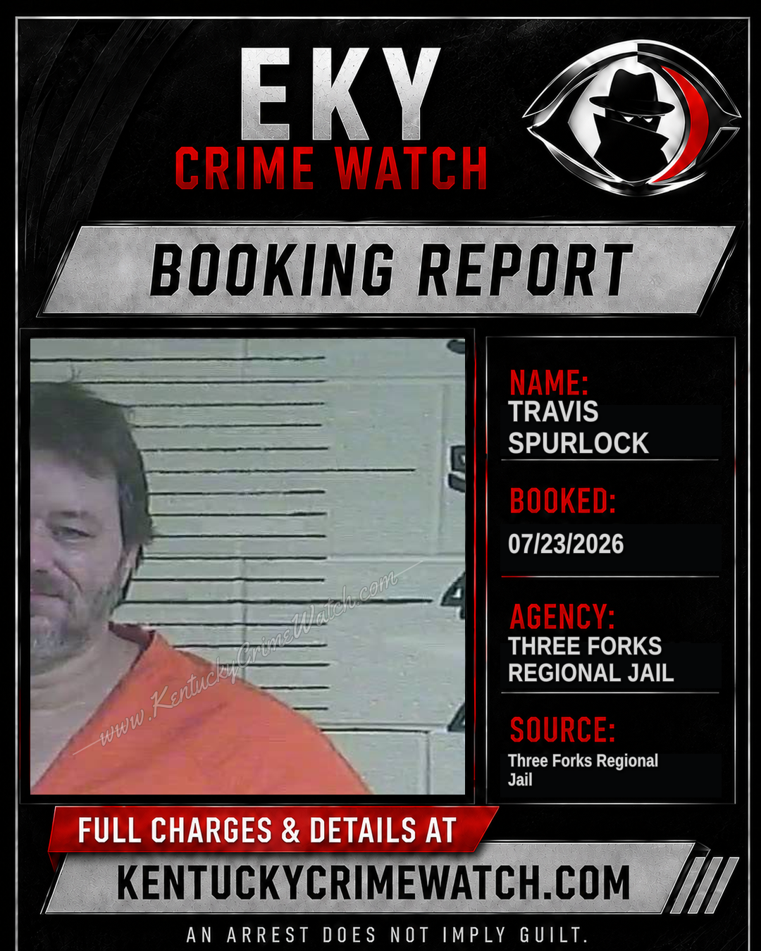 Travis Spurlock booking image