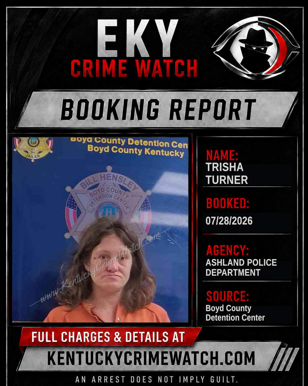 TRISHA TURNER booking image