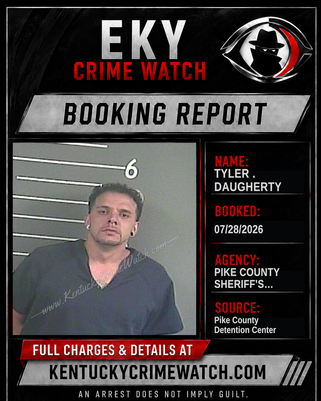 TYLER . DAUGHERTY booking image